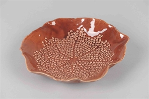 BlumenSchale, rund Curl up Ø26x H5cm, weinrot BlumenSchale, rund Curl up Ø26x H5cm, weinrot