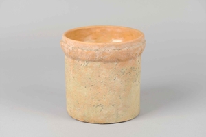 Blumentopf, Keramik Ø20x H18cm, raw brick