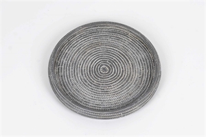 Rundschale, Zement Ø30.5x H3.5cm, black Rundschale, Zement Ø30.5x H3.5cm, black