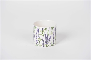 Blumentopf, Lavendel Keramik Ø10x H9cm, lila