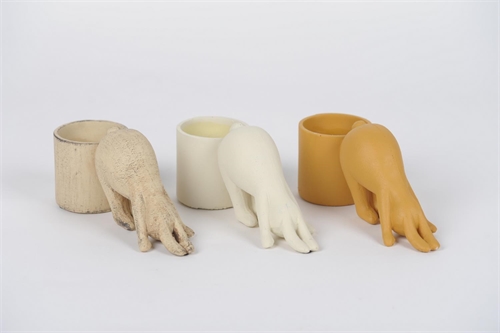 Blumentopf, Hasen-Set - L21x Ø7.5x H9.5cm, mix Blumentopf, Hasen-Set - L21x Ø7.5x H9.5cm, mix