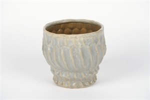 Blumentopf, Sjiek Keramik Ø22.5x H20cm, grau