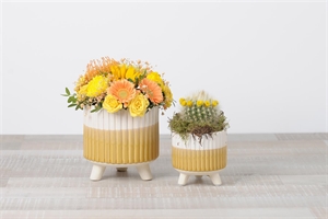 Blumentopf, Tri-tone Ø10.5x H11cm, sunset Blumentopf, Tri-tone Ø10.5x H11cm, sunset