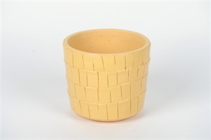 Blumentopf, Yummy Ø18x H16cm, gelb Blumentopf, Yummy Ø18x H16cm, gelb
