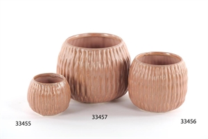 Blumentopf, Tire Track Keramik Ø9.5x H7cm, rose Blumentopf, Tire Track Keramik Ø9.5x H7cm, rose