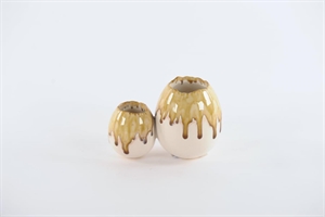 Blumentopf, Set Eggcellent L14x 8.5x H9.5cm, beige Blumentopf, Set Eggcellent L14x 8.5x H9.5cm, beige