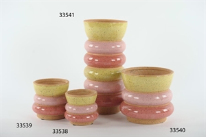 Blumentopf, Lollipop Ø10.5x H10, rosa Blumentopf, Lollipop Ø10.5x H10, rosa