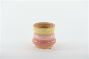 Blumentopf, Lollipop Ø12x H11, rosa Blumentopf, Lollipop Ø12x H11, rosa