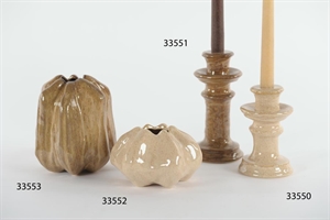 BlumenVase, Pierre Keramik Ø15.3x H9.3cm, rurale BlumenVase, Pierre Keramik Ø15.3x H9.3cm, rurale