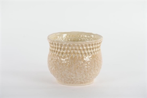 Blumentopf, Pierre Keramik Ø20x H16.5cm, rurale Blumentopf, Pierre Keramik Ø20x H16.5cm, rurale