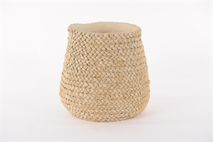 Blumentopf, Trenza Ø26.7x H25.5cm, zement Blumentopf, Trenza Ø26.7x H25.5cm, zement