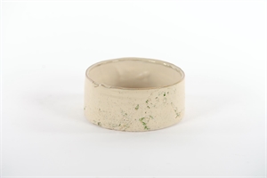 Blumenschale, Grooved Ø19x H8cm, spinach/white Blumenschale, Grooved Ø19x H8cm, spinach/white