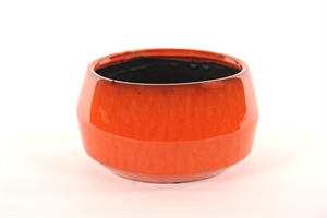 Blumentopf, Botanical Ø29.5x H16.5cm, mandarin red Blumentopf, Botanical Ø29.5x H16.5cm, mandarin red