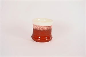 Blumentopf, Ombre- Keramik Ø13x H12.5cm, venetian-rot Blumentopf, Ombre- Keramik Ø13x H12.5cm, venetian-rot