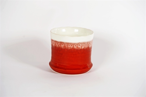 Blumentopf, Ombre- Keramik Ø16.5x H14.5cm, venetian-rot Blumentopf, Ombre- Keramik Ø16.5x H14.5cm, venetian-rot