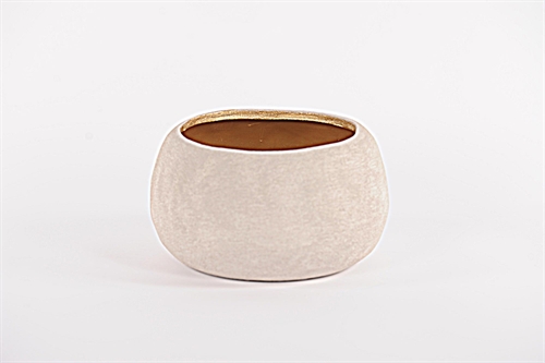 Blumentopf, Rustic beauty Ø27x H16.5cm, light grey Blumentopf, Rustic beauty Ø27x H16.5cm, light grey