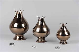 Vase, Pétale Ø17.5x H26cm, cuivré Vase, Pétale Ø17.5x H26cm, cuivré