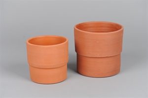 Blumentopf, Clay Ø12x. H12cm, terracotta