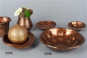 Keramik-Schale, Cuivre 13x 3.7cm, kupfer