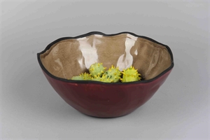 Schale, Pittoresque Keramik 30x 13cm, rosewood Schale, Pittoresque Keramik 30x 13cm, rosewood