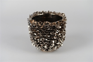 Blumentopf, Skerp Keramik Ø21x H19cm, bronce Blumentopf, Skerp Keramik Ø21x H19cm, bronce