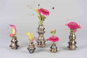 Vase, Keramik Ø6.5x H6.5cm, flamejante Vase, Keramik Ø6.5x H6.5cm, flamejante