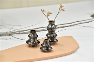 Vase, Keramik Ø6.5x H9cm, flamejante Vase, Keramik Ø6.5x H9cm, flamejante