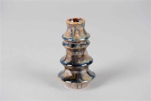 Vase, Keramik Ø7x H13cm, flamejante
