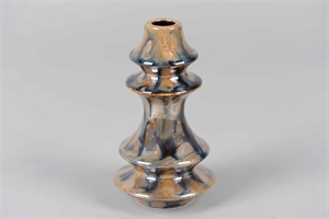 Vase, Keramik Ø9x H16.5cm, flamejante