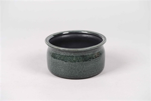 BlumenSchale, Reactive Ø17x H9cm, black* BlumenSchale, Reactive Ø17x H9cm, black*