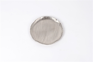 Rundplatte, Alu- Streifen Ø27x H2cm, silver Rundplatte, Alu- Streifen Ø27x H2cm, silver