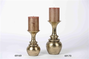 Kerzenständer, antique brass Ø13x H23cm, messing Kerzenständer, antique brass Ø13x H23cm, messing