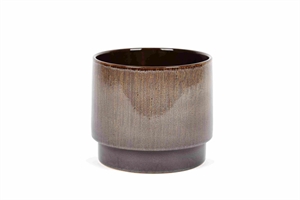 Blumentopf, Alloganta Ø21.5x H19cm, braun* Blumentopf, Alloganta Ø21.5x H19cm, braun*