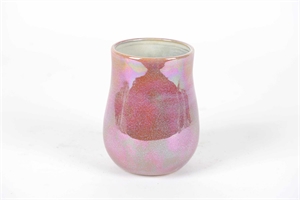 BlumenVase, Gleaming Ø14x H18cm, pink red BlumenVase, Gleaming Ø14x H18cm, pink red