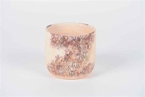 Blumentopf, Peinture Ø17x H15.5cm, vieilli Blumentopf, Peinture Ø17x H15.5cm, vieilli