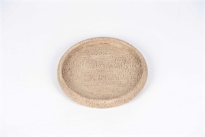 Rundschale, Klippe Ø30.5x H3.5cm, sand Rundschale, Klippe Ø30.5x H3.5cm, sand