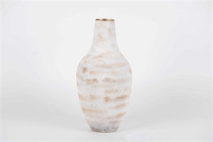 Vase, Alu Rusty Ø20x H41cm, white