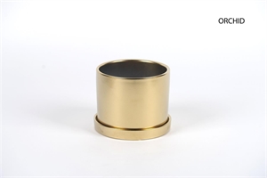 Blumentopf, Trou Keramik Ø16.3x H12.8cm, gold Blumentopf, Trou Keramik Ø16.3x H12.8cm, gold