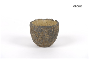 Blumentopf, Rubble Zement Ø16.5x H14cm, stone Blumentopf, Rubble Zement Ø16.5x H14cm, stone
