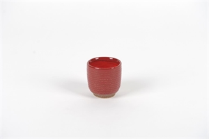 Blumentopf, Fire brick Keramik Ø7x H6.8cm, red