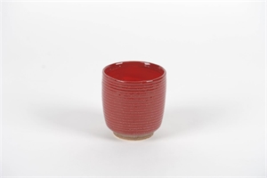 Blumentopf, Fire brick Keramik Ø10.5x H10.7cm, red