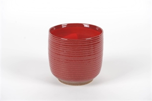 Blumentopf, Fire brick Keramik Ø16.5x H15cm, red Blumentopf, Fire brick Keramik Ø16.5x H15cm, red