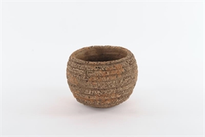 Blumentopf, Ø15x H12cm Zement, rof* Blumentopf, Ø15x H12cm Zement, rof*