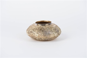 Pflanzer, metall corrod Ø22xH10cm, silver mosaic Pflanzer, metall corrod Ø22xH10cm, silver mosaic