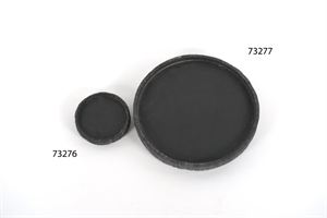 Schale, Tissée - Zement Ø11.7x 1.8cm, schwarz Schale, Tissée - Zement Ø11.7x 1.8cm, schwarz