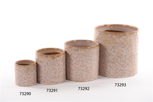 Blumentopf, Glaze Keramik Ø18x 18cm, lilac Blumentopf, Glaze Keramik Ø18x 18cm, lilac