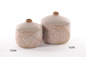 Vase, Glaze Keramik Ø20.5x 20m, lilac Vase, Glaze Keramik Ø20.5x 20m, lilac