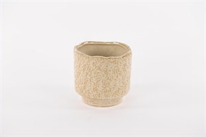 Blumentopf, Woestijnduin Ø12.5x H11.8cm, sand Blumentopf, Woestijnduin Ø12.5x H11.8cm, sand
