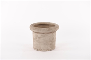 Blumentopf, Terrazza Keramik Ø20x H16.5cm, hbraun Blumentopf, Terrazza Keramik Ø20x H16.5cm, hbraun
