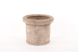 Blumentopf, Terrazza Keramik Ø25x H20.5cm, hbraun Blumentopf, Terrazza Keramik Ø25x H20.5cm, hbraun